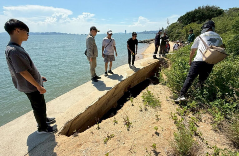 金大土木系攜手產官學參與大膽島海岸侵蝕測量工程
