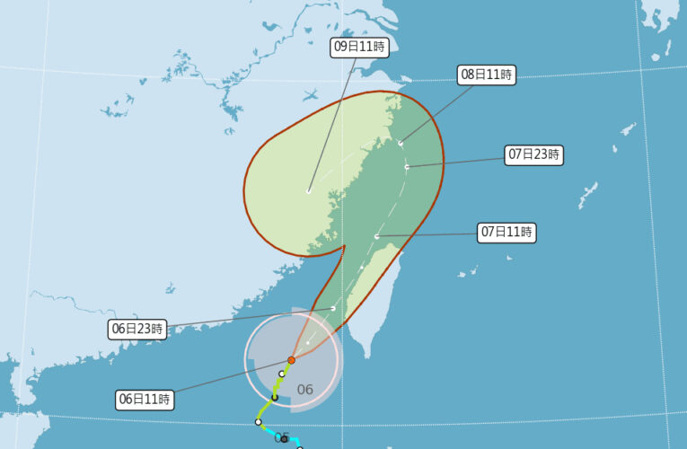丹娜絲升級中颱　暴風圈觸及西南近海　全台嚴防強風豪雨