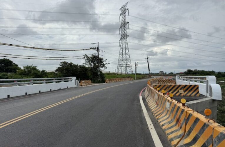 路竹竹園里橋通車  提升行車安全 交通更順暢