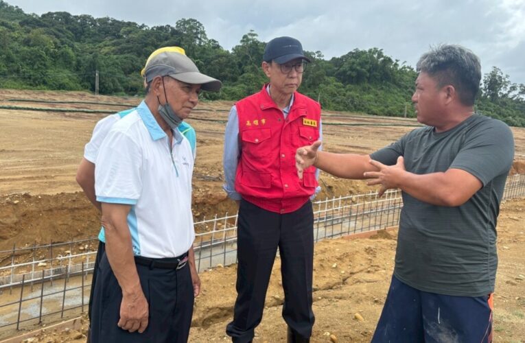丹娜絲颱風警戒不鬆懈　高市府派駐和山里第一線守護民眾安全