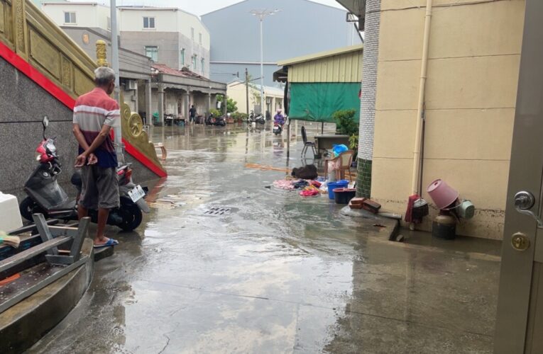 高市旗津污水廠進水抽水管破裂 水利局緊急應變 完成改道並積極協助居民復原