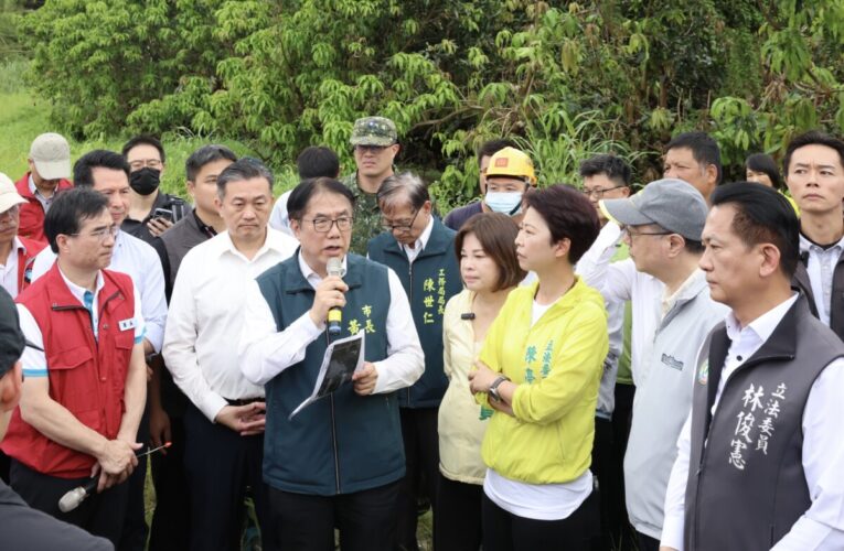 行政院長卓榮泰視察白河、後壁 宣布啟動「雲嘉南前進指揮所」