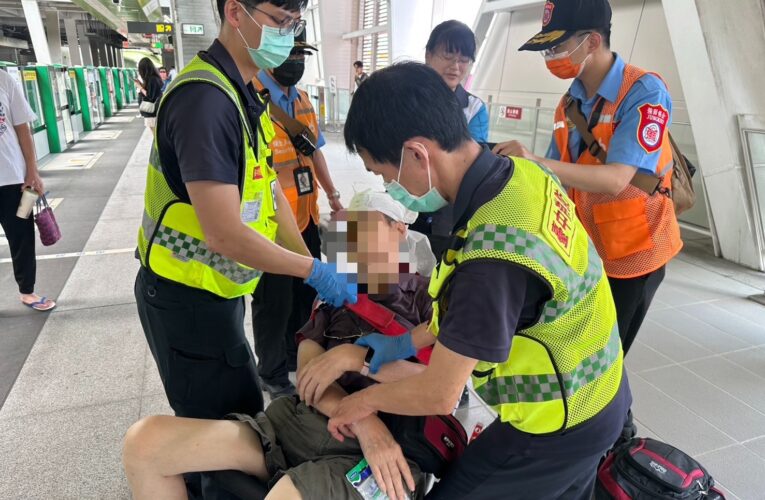 捷警及時救援昏厥視障男　暖心守護感動乘客