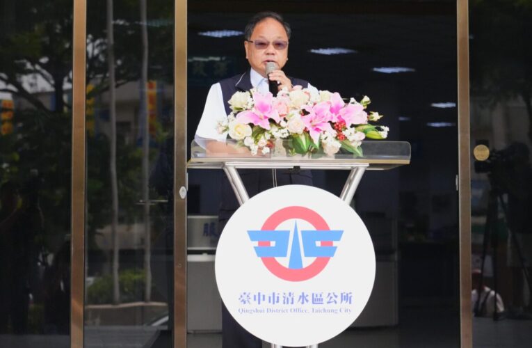 清水五里聯防啟動　中市府補助巡邏車助攻社區治安