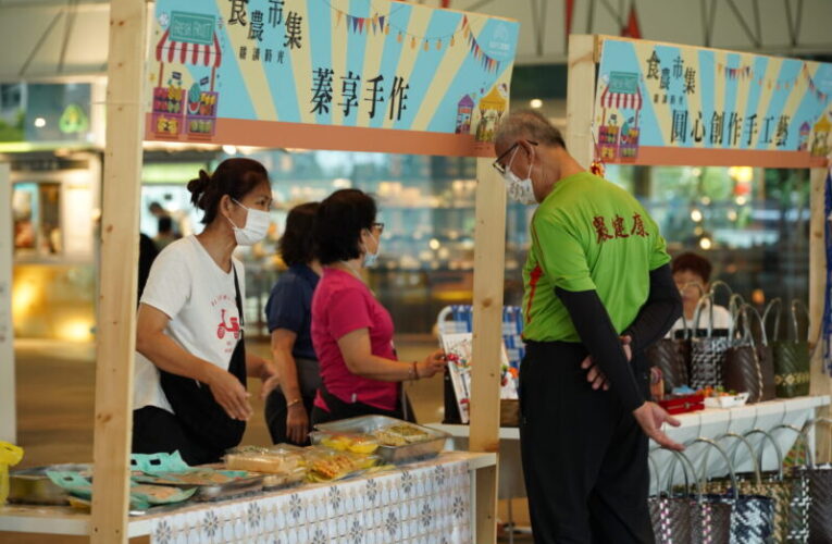 高市圖食農市集開幕！廣場化身「書與農」的小世界