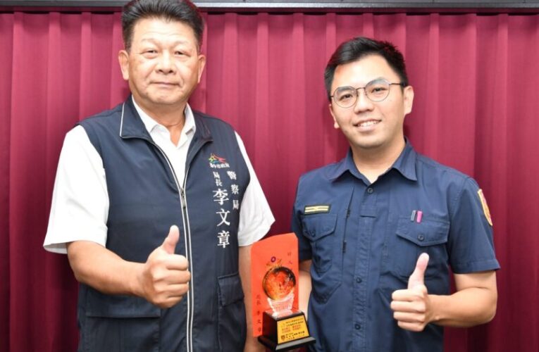 黃思凱尋獲離家弱勢女子        李文章公開表揚豎指稱讚