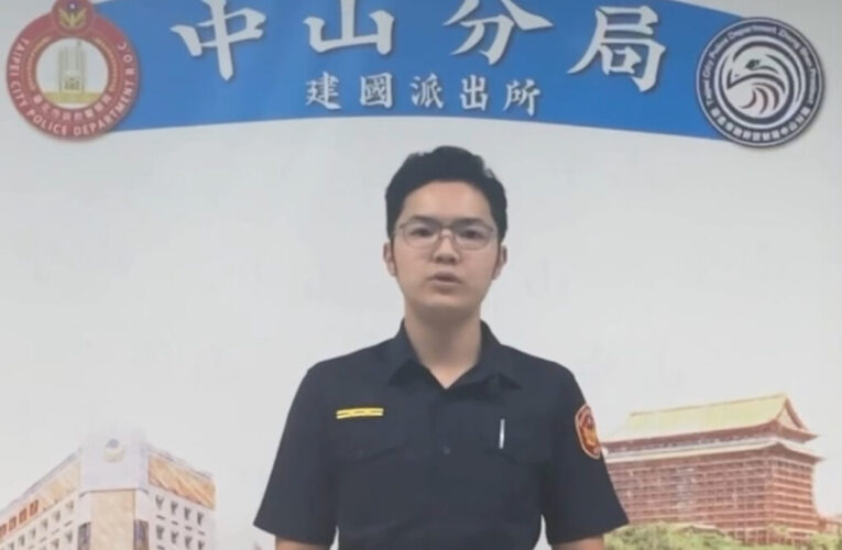 大直橋上暖警出手　守護男子平安返家