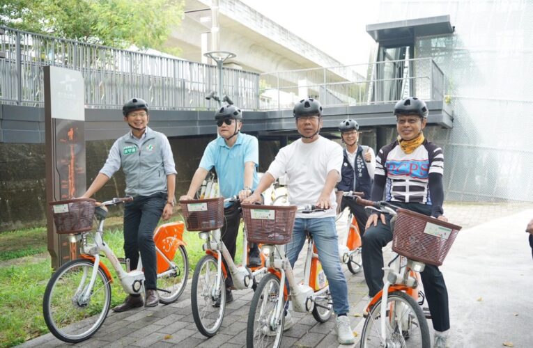 「騎」出台中新綠意　黃國榮：暢遊綠空廊道感受城市魅力