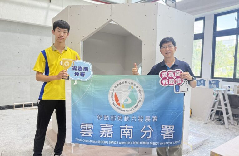 2025亞洲技能競賽11月登場 南分署粉刷職手劉宇恩蓄勢備戰