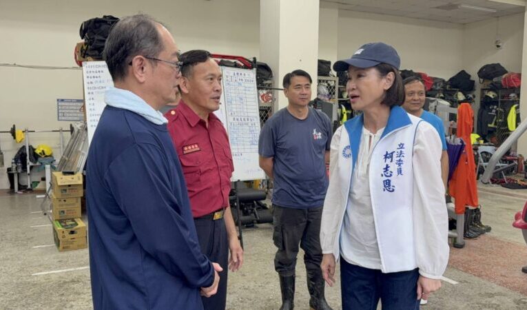 柯志恩委員至高雄山區關心受災民眾