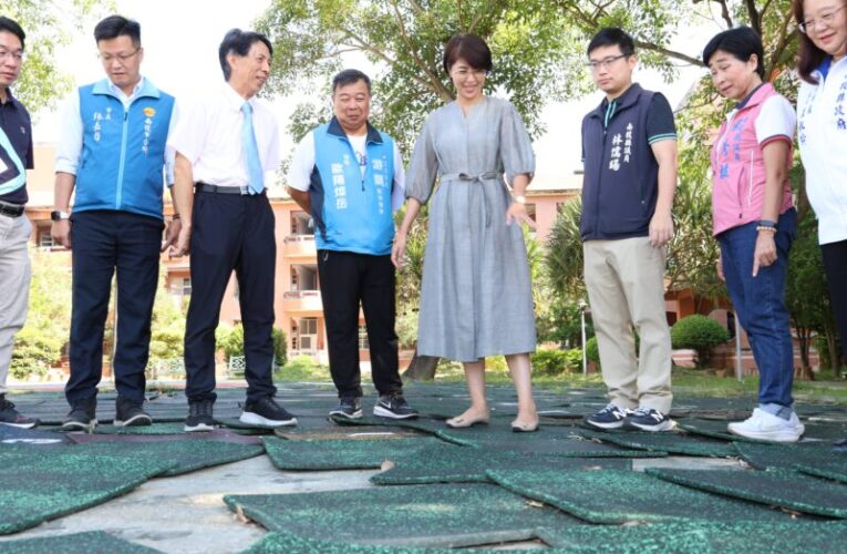 康壽國小操場及籃球場整建   許縣長允整建工程一次到位