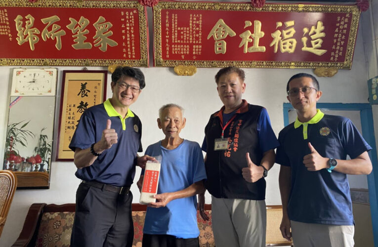 苗栗榮服處823前慰訪參戰老英雄表達尊崇敬意