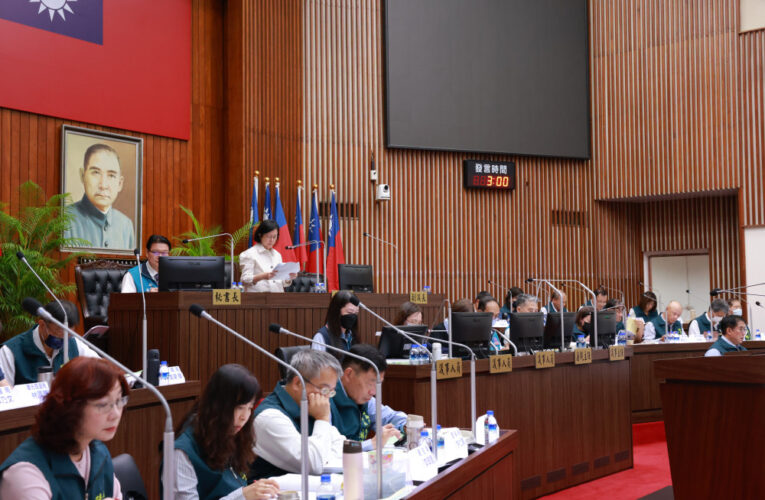 臺南市議會召開專案報告 聚焦丹娜絲颱風因應對策