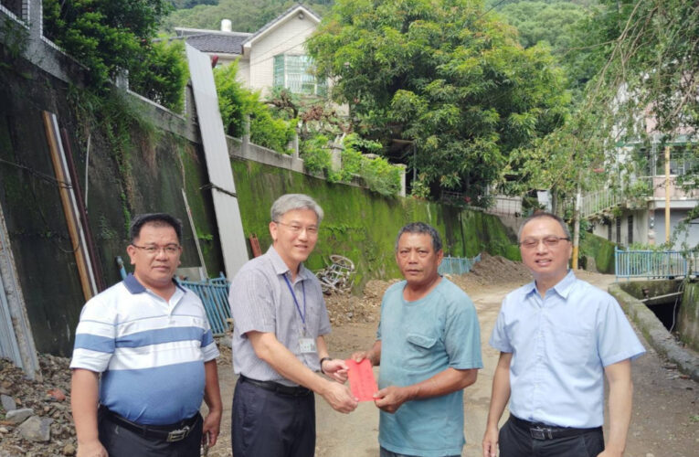 屏東榮服處豪雨後 積極關懷助榮民眷恢復家園