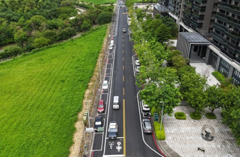 橋頭橋新一路路面翻新 提升區域行車安全