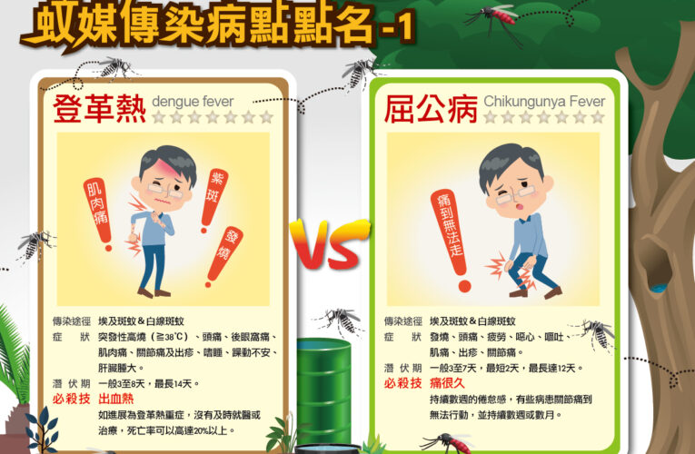 高雄市境外移入登革熱確診個案+1 全球屈公病疫情嚴峻 衛生局籲預防病媒蚊