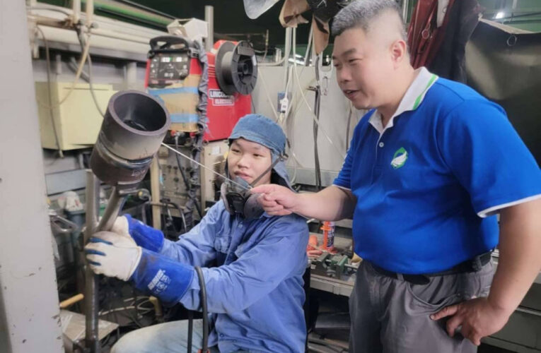 中分署培育銲接好手歷經4年磨劍  成功晉級2階國手選拔