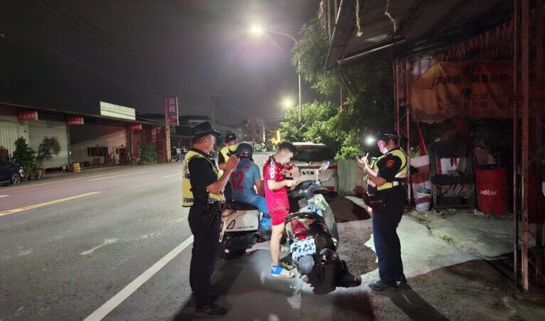 中興警鐵腕執法取締違規 遏止暑假期間危險駕車