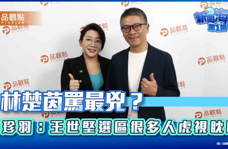 林楚茵罵最兇？林珍羽：王世堅選區很多人虎視眈眈