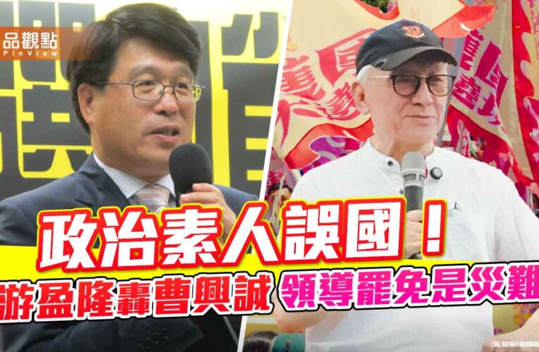 政治素人誤國！游盈隆轟曹興誠領導罷免是災難