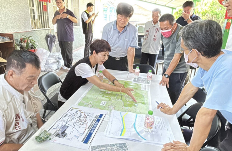 台南菁寮遭豪雨侵襲 立法委員陳亭妃召集會議擬治水方案