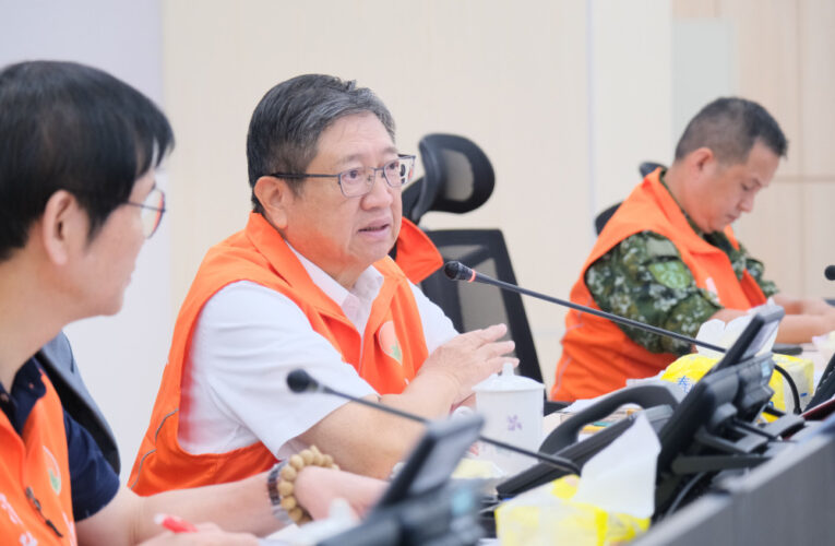 因應楊柳颱風影響　竹縣長楊文科主持整備會議開設三級災害應變中心