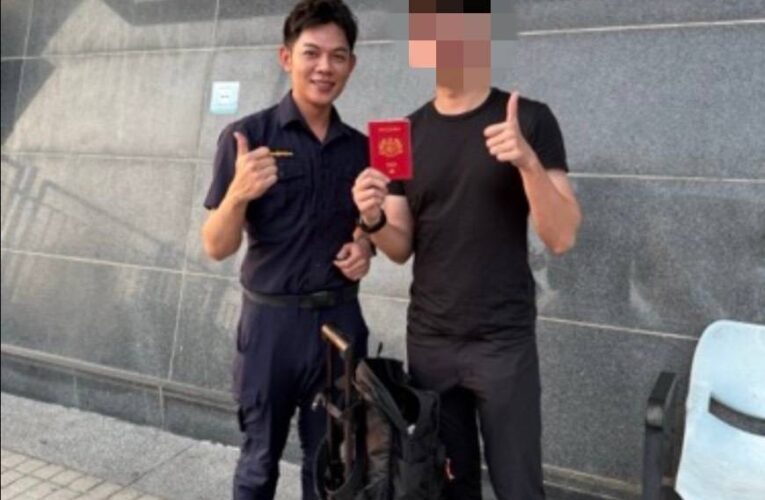 回國前護照竟離家出走！ 馬來西亞旅客急壞　烏日警用「一招」神救援