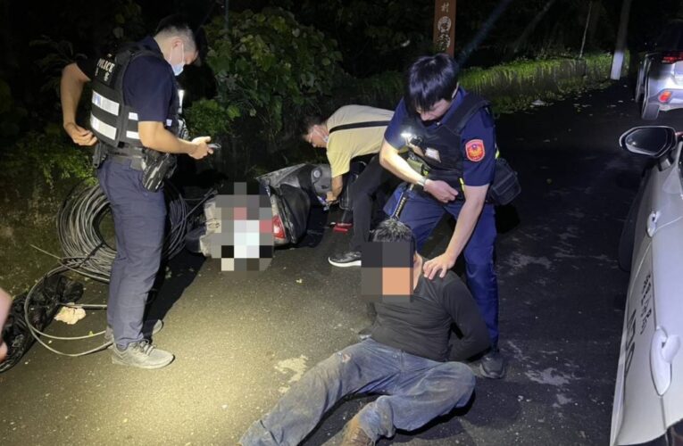 埔里警逮住竊電纜線嫌犯　停電禍首抓到了　