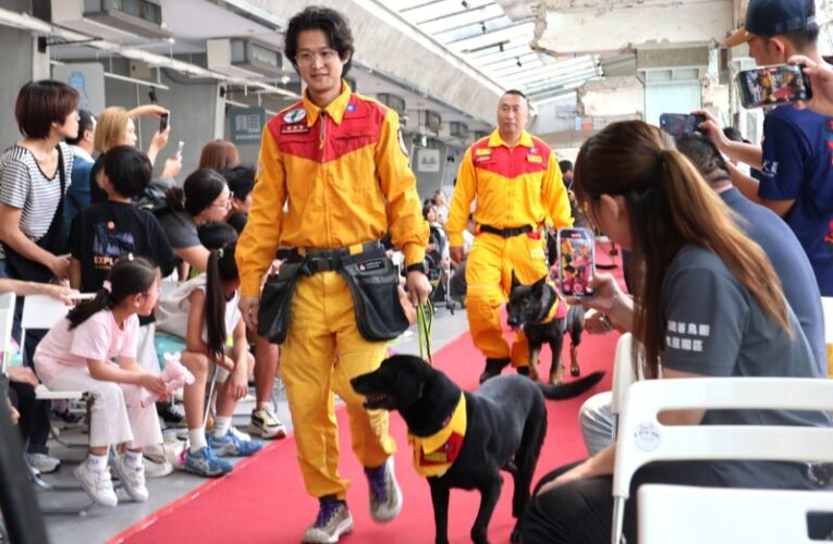 科博館《毛英雄與好夥伴》特展開幕  搜救犬英勇事蹟亮相！