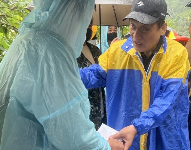南橫墜谷悲劇 原民會主委曾智勇親赴關懷案主傳遞政府力量