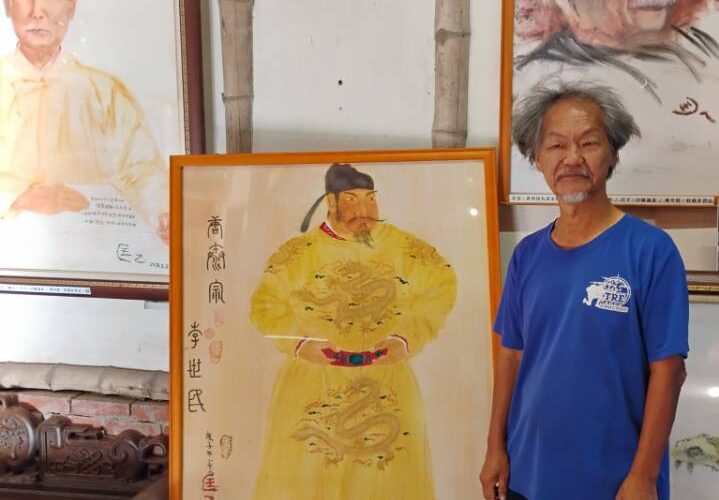 台南學甲老塘湖藝術村  928連假 匡乙指油畫創舊大師  展出近年新作真跡