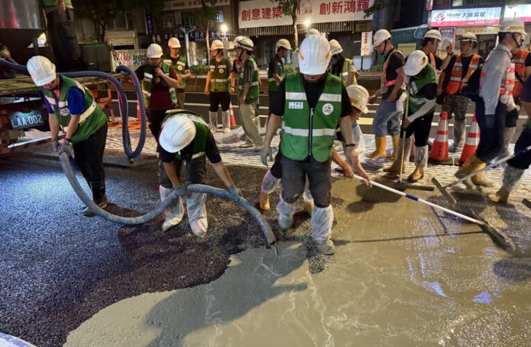 半剛性路面技術交流觀摩會　日本專家來臺技術指導　打造更堅韌的道路未來