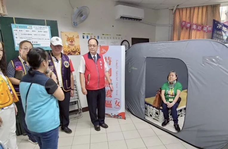 安平區公所與國際獅子會300E1區合辦災害演練 多位市議員當受困者