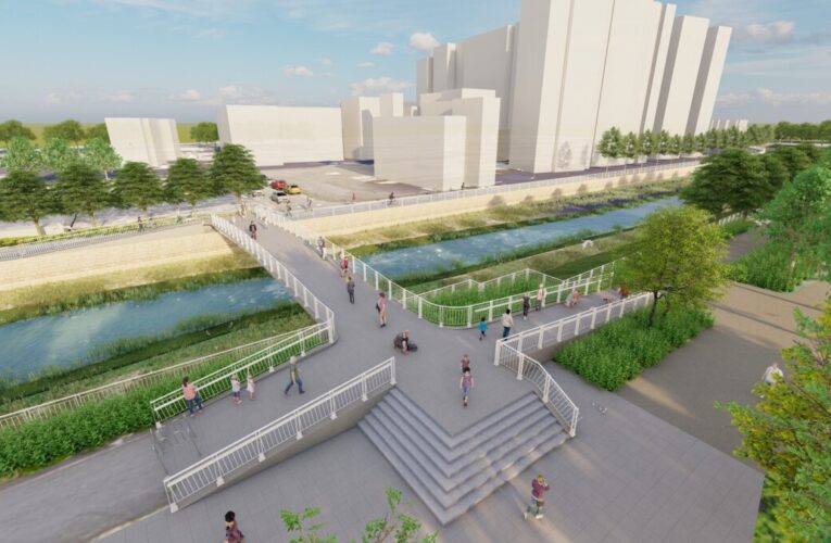 鳳山溪人行新橋動工 連結大東濕地並可直達大東公園捷運站