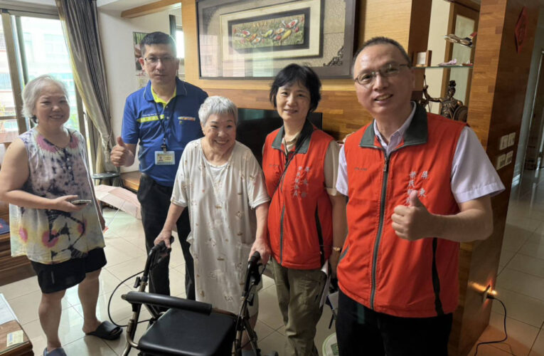 屏東榮服處關懷榮民生活 到府裝設遠距居家照顧系統