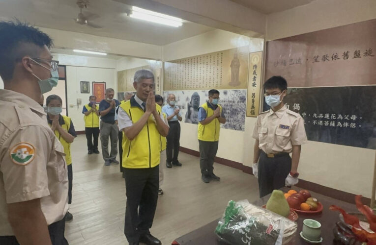 中彰榮家中元祭祀在臺亡故榮民 緬懷先賢先烈