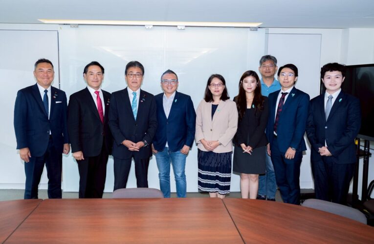 日本自民黨訪團造訪民眾黨　深化台日政黨交流