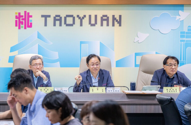 桃市道安會報聚焦平鎮臨時站　張善政：完善停車動線提升市民便利性