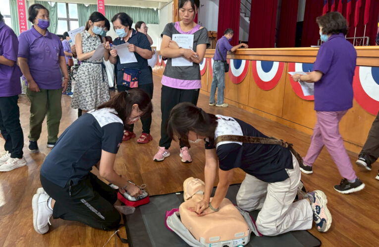 中彰榮家CPR教育訓練 強化緊急救護守護住民安全