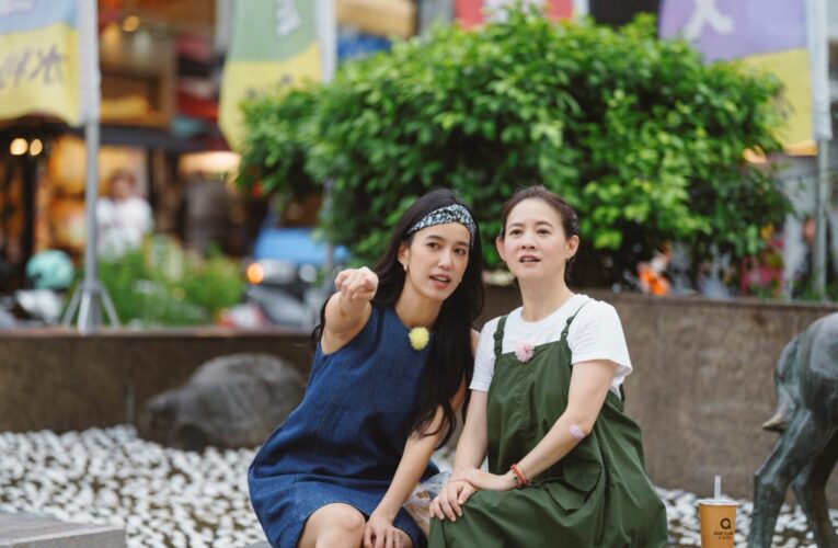 陳庭妮回東勢尋根 重返求學地分享黑暗青春與成長體悟