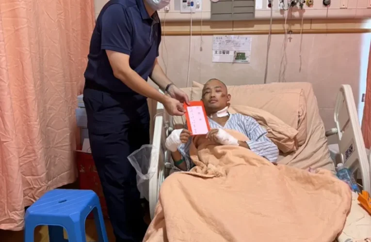 校友總會會長戴崇贒　親赴花蓮慰問因公受傷警員　傳遞校友情誼與溫暖祝福