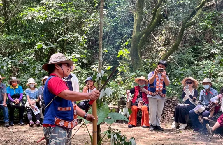 茂林環教中心辦理　「安坡交易所」試教課程　體驗排灣族山林童玩智慧