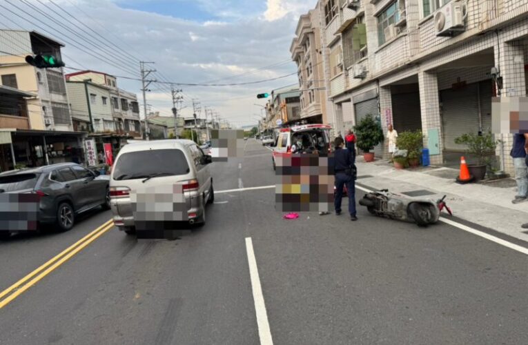 頂潭路交通事故釀1死   岡山警方迅速到場處置