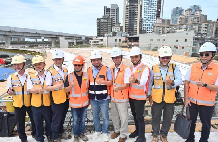 視察林口交流道南出北入匝道改善工程　侯友宜：盼提前完工提升道路服務水準