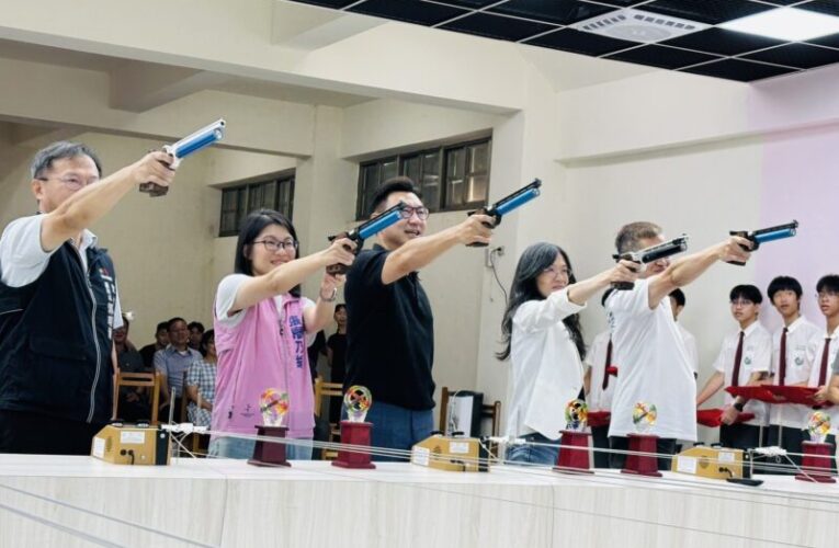 射擊人才銜接再升級　中市新社高中射擊訓練場正式啟用