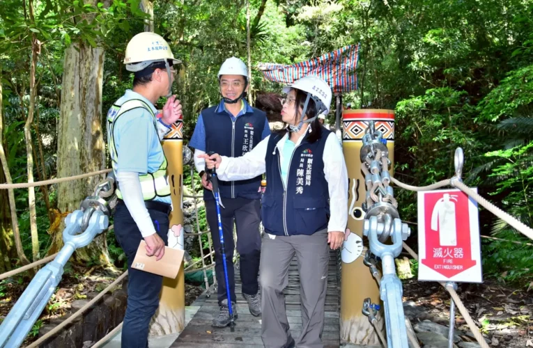 打造原民文化特色登山步道　觀旅局長視察「雪山坑登山步道」預計10月完工