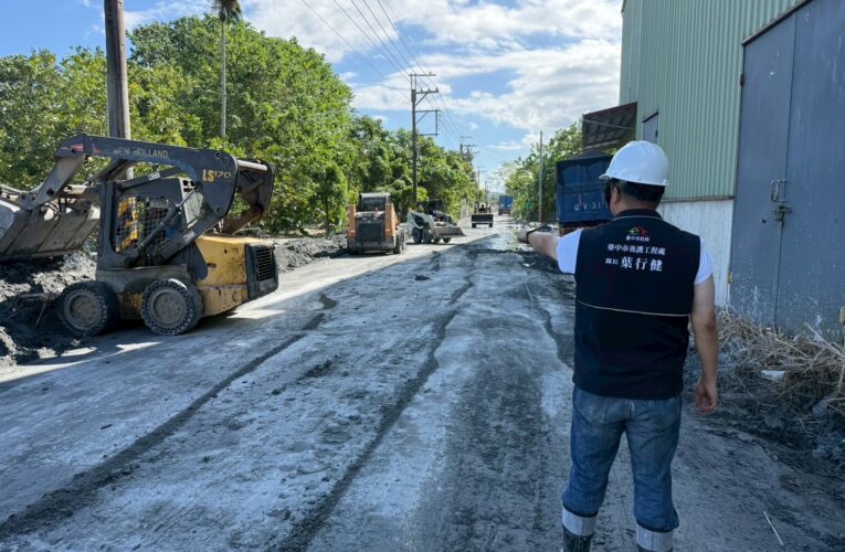 曙光初現！中市建設局持續馳援花蓮　清淤搶通助災區重現希望