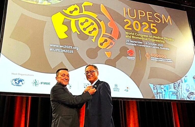 全臺首位！中原大學林康平出任IFMBE理事長　分享AI於中醫之應用