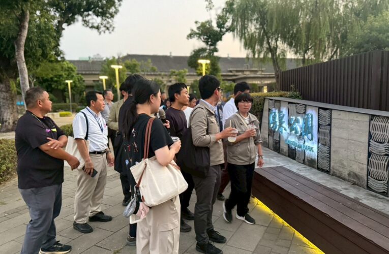 日本百年景觀名門「大島造園」專程造訪湧泉公園　讚嘆台中城市綠洲與文化共生設計