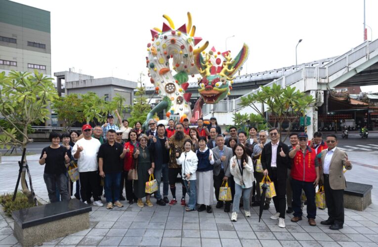 臺荷工藝師聯手創作　環南市場公共藝術《紫氣東來》亮相